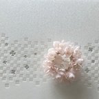 作品桜の布花ブローチ