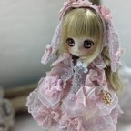 作品♪♪オビツ11お洋服セット.*･ﾟ桜の詩。うさ姫.(C)ミニスウィーツドール アウトフイット Winter Holiday..