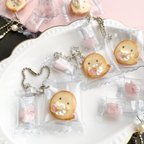 作品【送料込】桜おばけクッキーと桜キャンディのボールチェーン