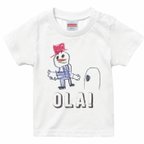 作品送料無料★kodomoeさん掲載★ママ感激！子供の絵で作るTシャツ　ほぼそのまんまプリント！【名入れ無料】背景透明加工