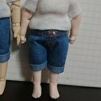 作品デニムパンツ　ハーフ　ねんどろいどどーる