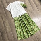 作品YUWA 薔薇 の すてきで 爽やかな ギャザースカート