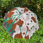 作品アフリカン布の日傘・綿毛