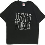 作品DRAWING・ブラック・Tシャツ【2TN-023-BK】
