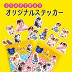 作品【送料無料】\ 大容量 / うちの子　シール　オリジナル　ステッカー　ペット　我が子　シール　愛犬　グッズ　フレークシール