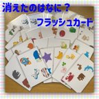 作品【人気NO.2✨】消えたのは何？・フラッシュカード