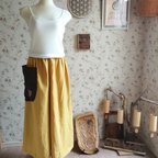 作品NEW HAKAMA WIDE PANTS〜mustard＋aqua