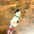 作品animal glass pen（みけねこ）