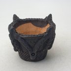 作品陶器製（2号ポット相当）縄文植木鉢 jomon-SS-8716