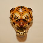 作品虎面　ウレタン樹脂制　Tiger mask