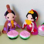 作品☆かぐや☆お雛様♪雛祭り＊あみぐるみ＊ハンドメイド＊