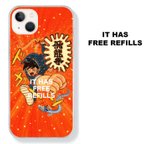 作品スマホソフトケース 飛龍拳 IT HAS FREE REFILLS