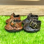 作品森き　網目サンダル　一足　miniature boots.