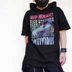 作品NEW NORMAL? ANTIVIRUS ヘビーウェイトフーディTシャツ