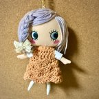 作品【2WAY】手編みのシェル模様アウターニットワンピース🧶【ハッピードール】