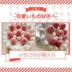 作品いちごi🍓小物入れ