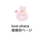 作品love-ohana様専用ページ