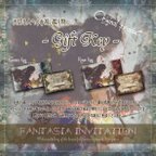 作品プレゼント用5500円*ギフトネイルチップ *【 Fantasia Invitation 】