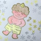 作品消しゴムはんこ　節分