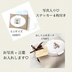 作品【コラボ商品】オリジナル写真ステッカー付き　おしりふきケース　