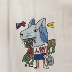 作品狼人間Ｔシャツ（白）