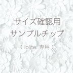 作品【再販×3】サイズ確認用サンプルチップ〈送料無料〉　　ネイルチップ ネイル チップ つけ爪 付け爪 ジェル ジェルネイル クリア サイズ 確認 サンプル サイズ確認