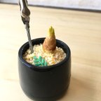 作品野菜人メモスタンド～タケノコご飯～