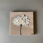 作品【HAR】一輪挿し　flower テクスチャーアート　モダンアート