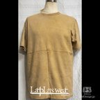作品(S,M,XL)草木染めTシャツ「栗（黄茶）」(1-084〜087)