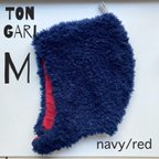 作品tongari  M サイズ　navy/red