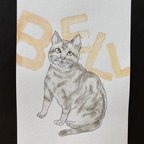 作品似顔絵 × イラスト × 猫