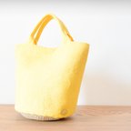 作品maru tote Linen【受注制作】丸底かごトート　リネン