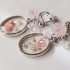 作品cherry flower earring