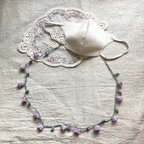 作品ClassyFlowerStrap パープル