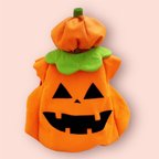 作品【オープン記念送料無料】【コウモリプレゼント】ハロウィン　衣装　カボチャ仮装　ベビー用品