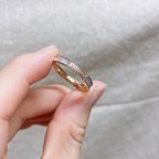 作品shell ＆ zirconia ring