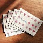 作品桜のポストカード　５枚セット
