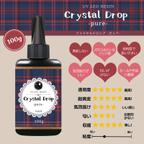 作品レジン液 100g  ハードタイプ CrystalDrop-pure-(クリスタルドロップ ピュア) 透明 大容量 黄変しない LED対応 初心者にも