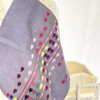 作品ミャンマーの美しい手織布のハンカチーフ