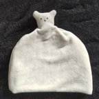 作品baby hat .bear/ ベロア ニット