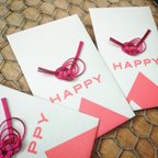 作品【再販！】【水引付きのHAPPYポチ袋】3枚セット