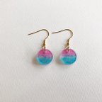 作品2COLORピアス・イヤリング【わたがし】