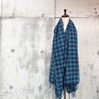 作品【手染め・手織り MERINO WOOL 100%ストール】