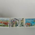 作品 あー55印刷絵葉書3枚セット　ポストカード　ウォールインテリア　