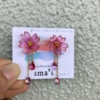 作品🌸ゆらゆらさくらピアス🌸