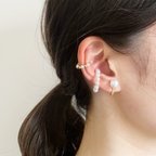 作品【3点セット】triple ear cuff イヤーカフ