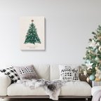 作品クリスマスツリーのキャンバス　/ i1058 / 冬景色　オーナメント　人気のクリスマスツリー