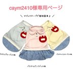 作品caym2410様専用　犬猫服🐾　マジックテープ　幼稚園　名札📛