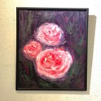 作品油彩画画作品『Great Rose』