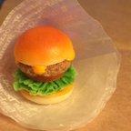 作品1/6サイズのとろけるチーズバーガー【＊jin様オーダー品】